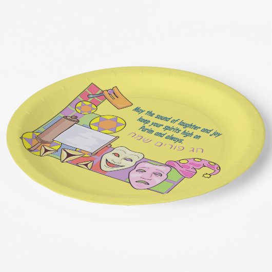 Assiettes En Carton Purim (homonymie) (Angle)