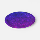 Assiettes En Carton Purple confeti (Angle)