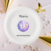 Assiettes En Carton Purple Disco Dans Mon Double Chiffre Era 10e Anniv