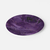 Assiettes En Carton Purple Galaxy Series Design 8 (Angle)