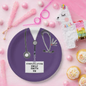Assiettes En Carton Purple Nurse Graduation Party (Fête)