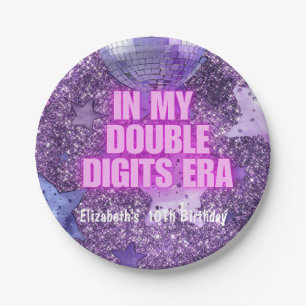 Assiettes En Carton Purple Trendy Dans Mes Double Chiffres Era Anniver