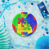 Assiettes En Carton Puzzles de plaque de papier (Fête)