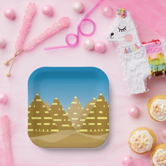 Assiettes En Carton Pyramide (Fête)