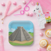 Assiettes En Carton Pyramide Des Plaques De Papier Soleil (Fête)