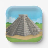 Assiettes En Carton Pyramide Des Plaques De Papier Soleil (Recto)