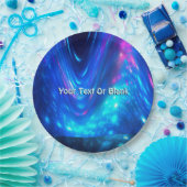 Assiettes En Carton Qaanaaq - Lumières du Nord (Fête)