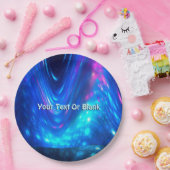 Assiettes En Carton Qaanaaq - Lumières du Nord (Fête)