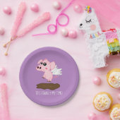 Assiettes En Carton Quand les porcs volent dans l'année du porc (Fête)