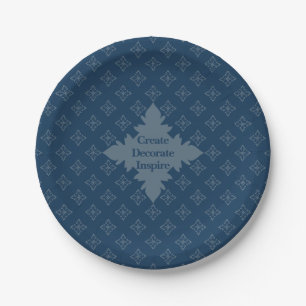 Assiettes En Carton Quatre feuilles Rosette Force aérienne Blue Foular