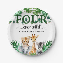 Quatre Forever Wild Jungle Zoo Safari Enfants Anni