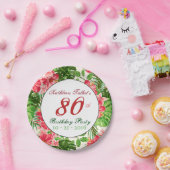 Assiettes En Carton Quatre-vingtième plaque à papier de fête (Fête)