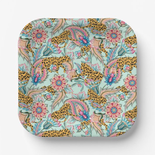 Assiettes En Carton Que La Jungle Soit Avec Toi (Recto)