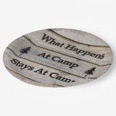 Assiettes En Carton Que se passe-t-il lors des séjours au camp (Angle)