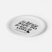 Assiettes En Carton Que tout soit fait dans l'amour - 1 Co 16:14 (Angle)