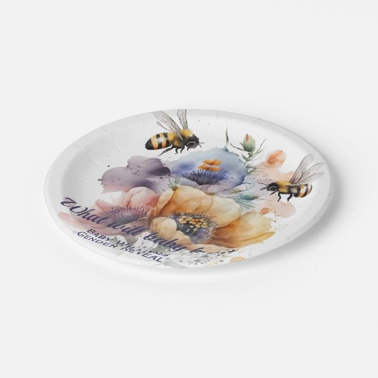 Assiettes En Carton Que va révéler le genre Baby Bee (Angle)