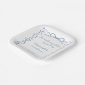 Assiettes En Carton Quelque chose de bleu avant que je ne fasse la fêt (Angulaire)