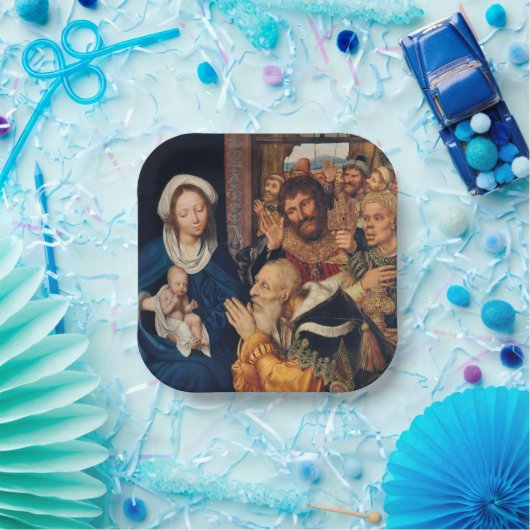 Assiettes En Carton Quentin Matsys - L'Adoration du Magi (Fête)