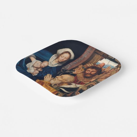 Assiettes En Carton Quentin Matsys - L'Adoration du Magi (Angulaire)