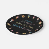 Assiettes En Carton Qu'est-ce que la Scoop Genre Plaques de Révélation (Angle)