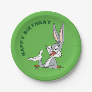 Assiettes En Carton QU'EST-CE QU'IL Y A DOC?™ BUGS BUNNY™ Terrier de L