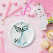 Assiettes En Carton Queue tirée à la main (Fête)