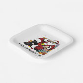 Assiettes En Carton Qui est le méchant (Angulaire)