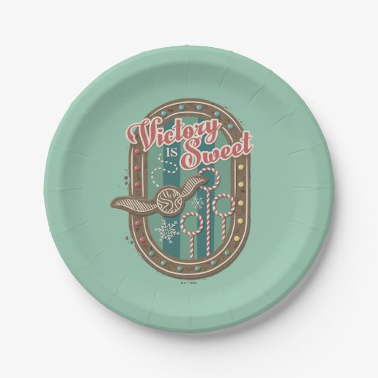 Assiettes En Carton QUIDDITCH™ Victory est Sweet Holiday Cookie Graphi (Devant)