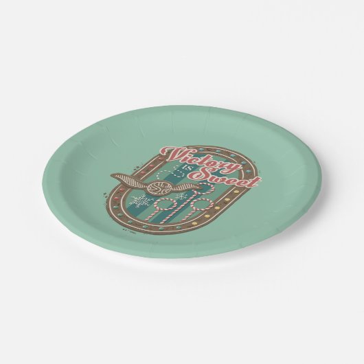 Assiettes En Carton QUIDDITCH™ Victory est Sweet Holiday Cookie Graphi (Angle)