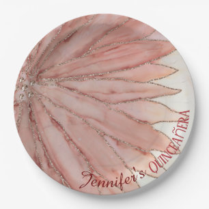 Assiettes En Carton Quinceanera 15ème Soirée d'Anniversaire
