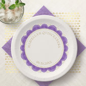Assiettes En Carton Quinceanera violette