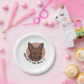 Assiettes En Carton Quoi de neuf Bro Chihuahua, Drôle Citation Chien (Fête)