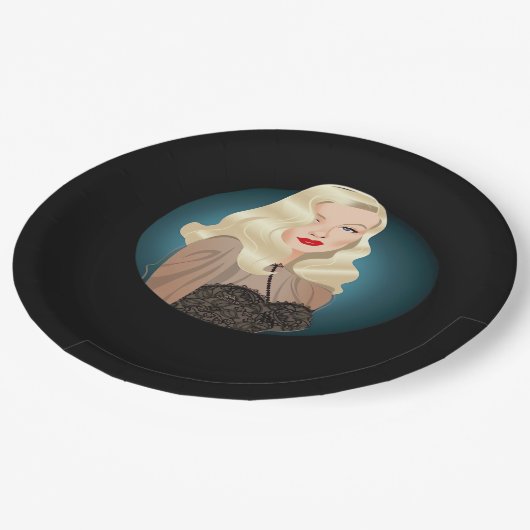 Assiettes En Carton Quote Peekaboo Éffrayant (Angle)