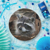Assiettes En Carton Raccoon À L'Ancienne Grange (Fête)