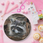 Assiettes En Carton Raccoon À L'Ancienne Grange (Fête)