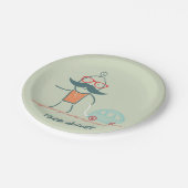 Assiettes En Carton Race Car (Angle)