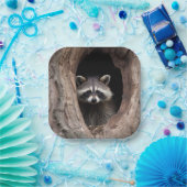 Assiettes En Carton Racon dans la grotte des arbres (Fête)