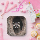 Assiettes En Carton Racon dans la grotte des arbres (Fête)