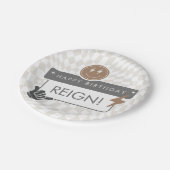 Assiettes En Carton Rad Cool Dude Boys Plaque papier d'anniversaire (Angle)