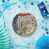 Assiettes En Carton Rafraîchir dans un déli chaud (Fête)