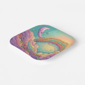 Assiettes En Carton rainbow Birthday or Shower  (Angulaire)