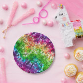 Assiettes En Carton Rainbow Doodle (Fête)