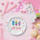 Assiettes En Carton Rainbow Ice Pop Chill Summer Anniversaire (Fête)