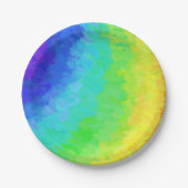 Assiettes En Carton Rainbow Icy (Devant)