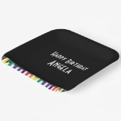 Assiettes En Carton Rainbow Piano Keys fête d'anniversaire (Angulaire)