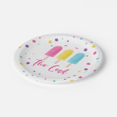 Assiettes En Carton Rainbow Pop Deux Cool 2e anniversaire (Angle)