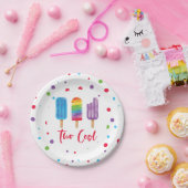 Assiettes En Carton Rainbow Pop Deux Cool 2e anniversaire (Fête)