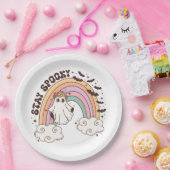 Assiettes En Carton Rainbow Stay Éffrayant (Fête)