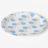 Assiettes En Carton Rainbow Summer Nuages Pastel Scribble Doodle (Angle)