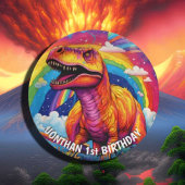 Assiettes En Carton Rainbow Wild Un anniversaire T Rex